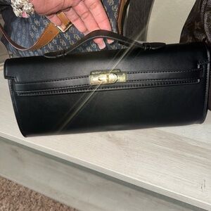 FASHION HERMES Black Handbag